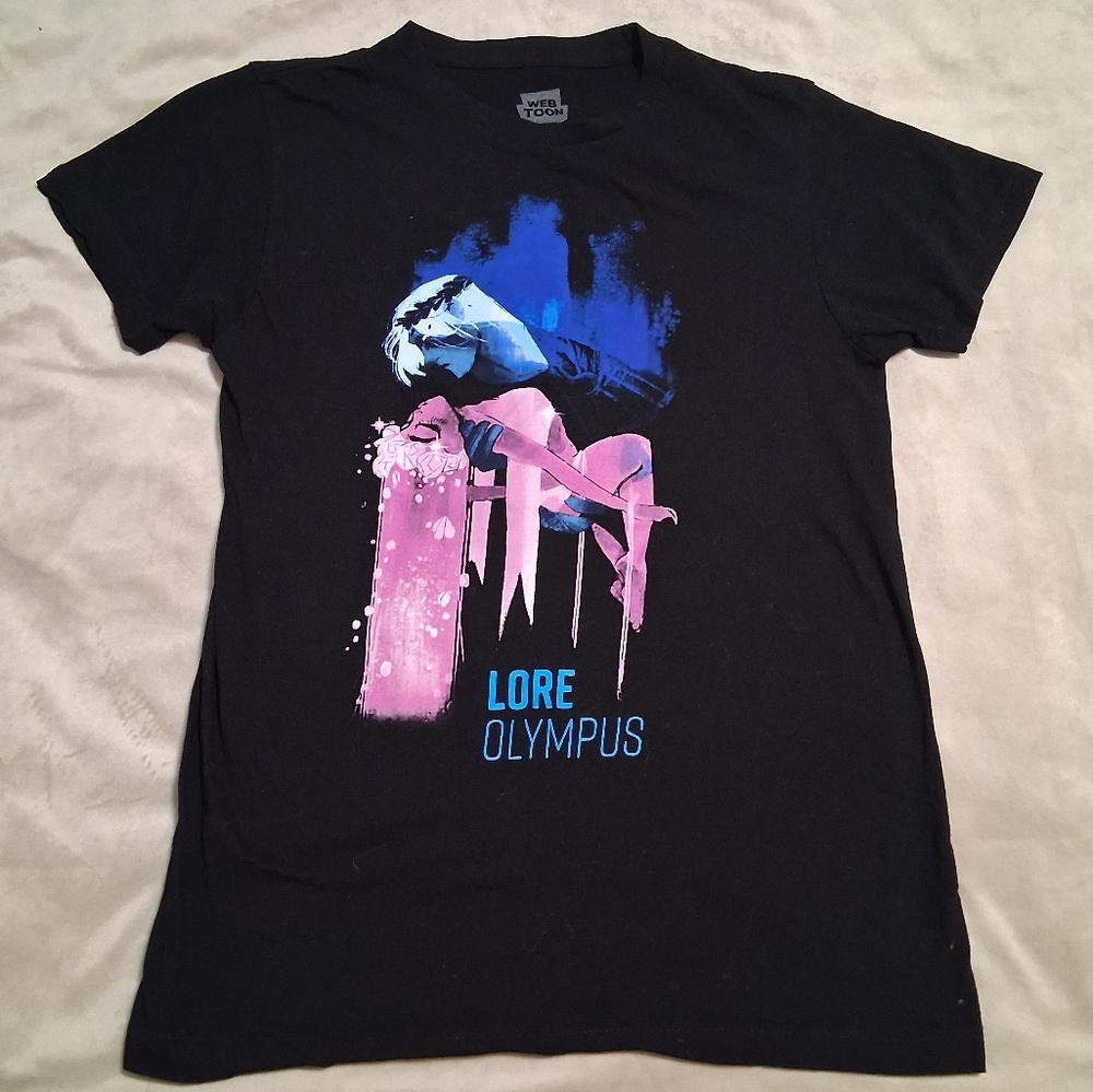 Lore Olympus Hades & Persephone Boyfriend Fit T-Shirt Sz Small